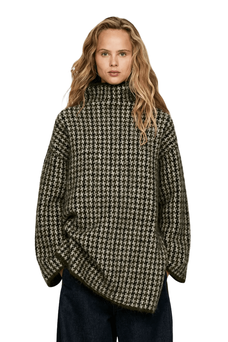 Arket Pull en maille jacquard pour femme