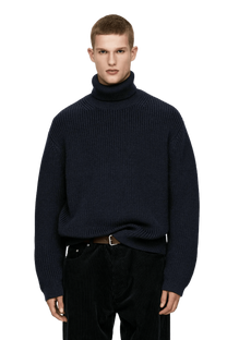 Arket Pull col roulé en laine épaisse pour homme