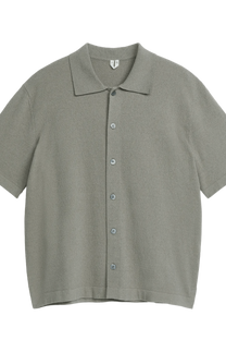 Arket Men's Short-Sleeve Knit Shirt