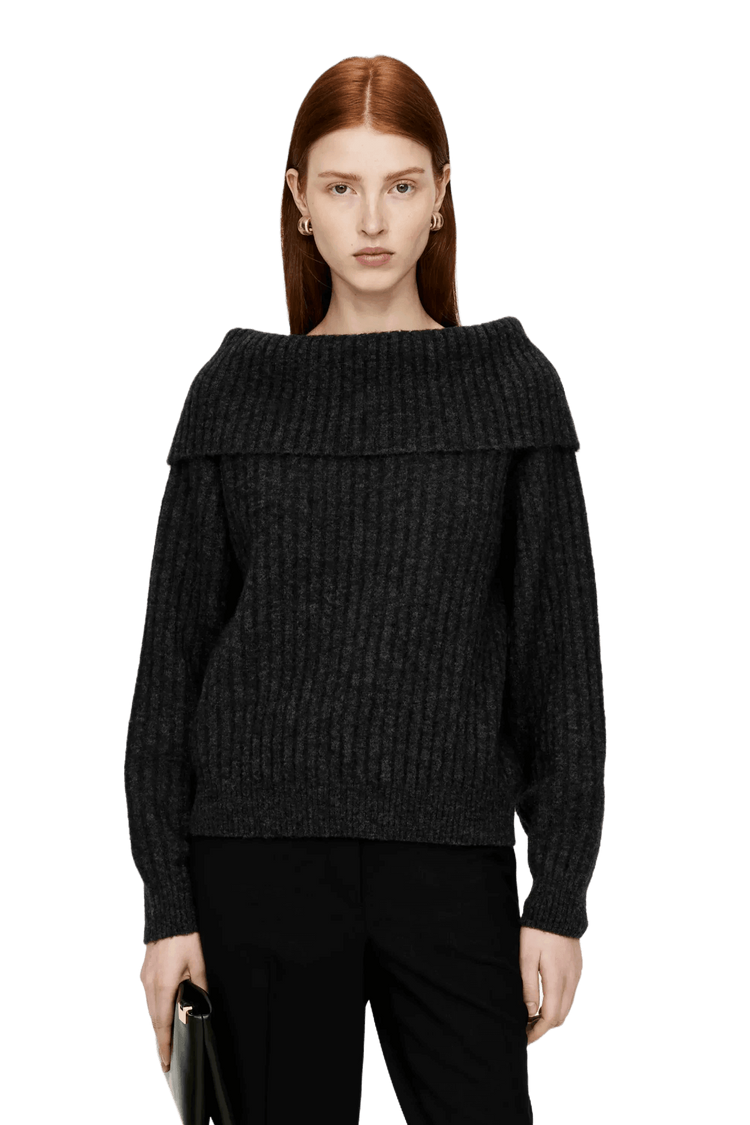 Arket Women's Off-Shoulder Rib Jumper