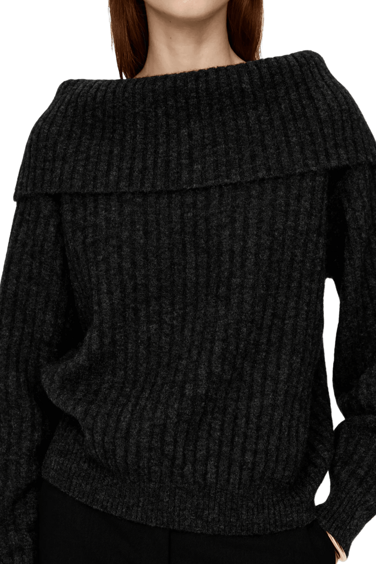 Arket Women's Off-Shoulder Rib Jumper