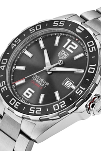 TAG Heuer Formula 1 Calibre 5 Automatic Men's Grey Steel Chronograph 43mm Watch