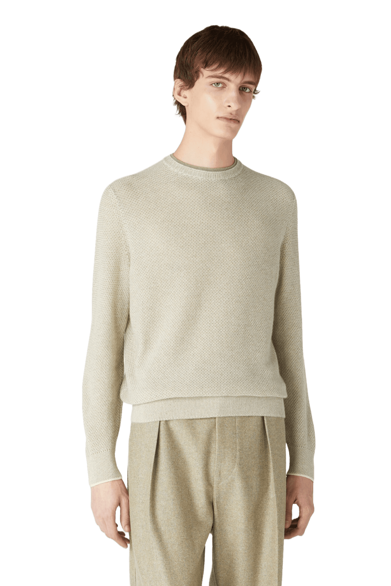 <tc>Loro Piana</tc> Sudadera con cuello redondo City Pull para hombre