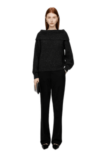 Arket Women's Off-Shoulder Rib Jumper