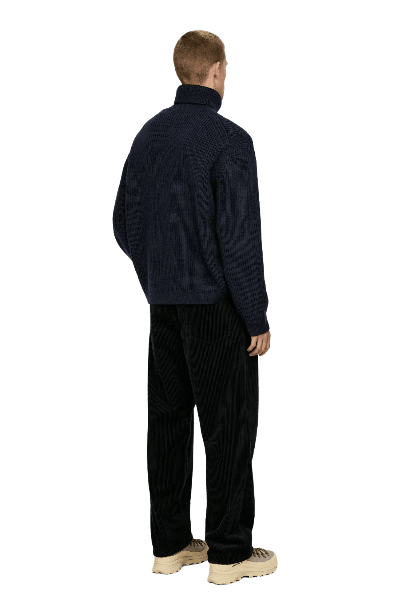 Arket Pull col roulé en laine épaisse pour homme