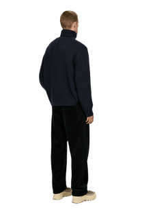 Arket Pull col roulé en laine épaisse pour homme