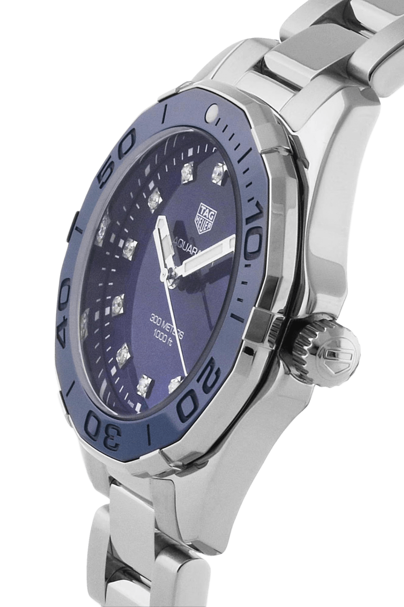TAG Heuer Aquaracer Quartz 35mm Women's Watch Blue Mother Of Pearl