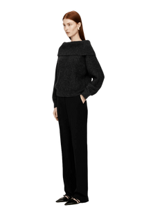 Arket Women's Off-Shoulder Rib Jumper