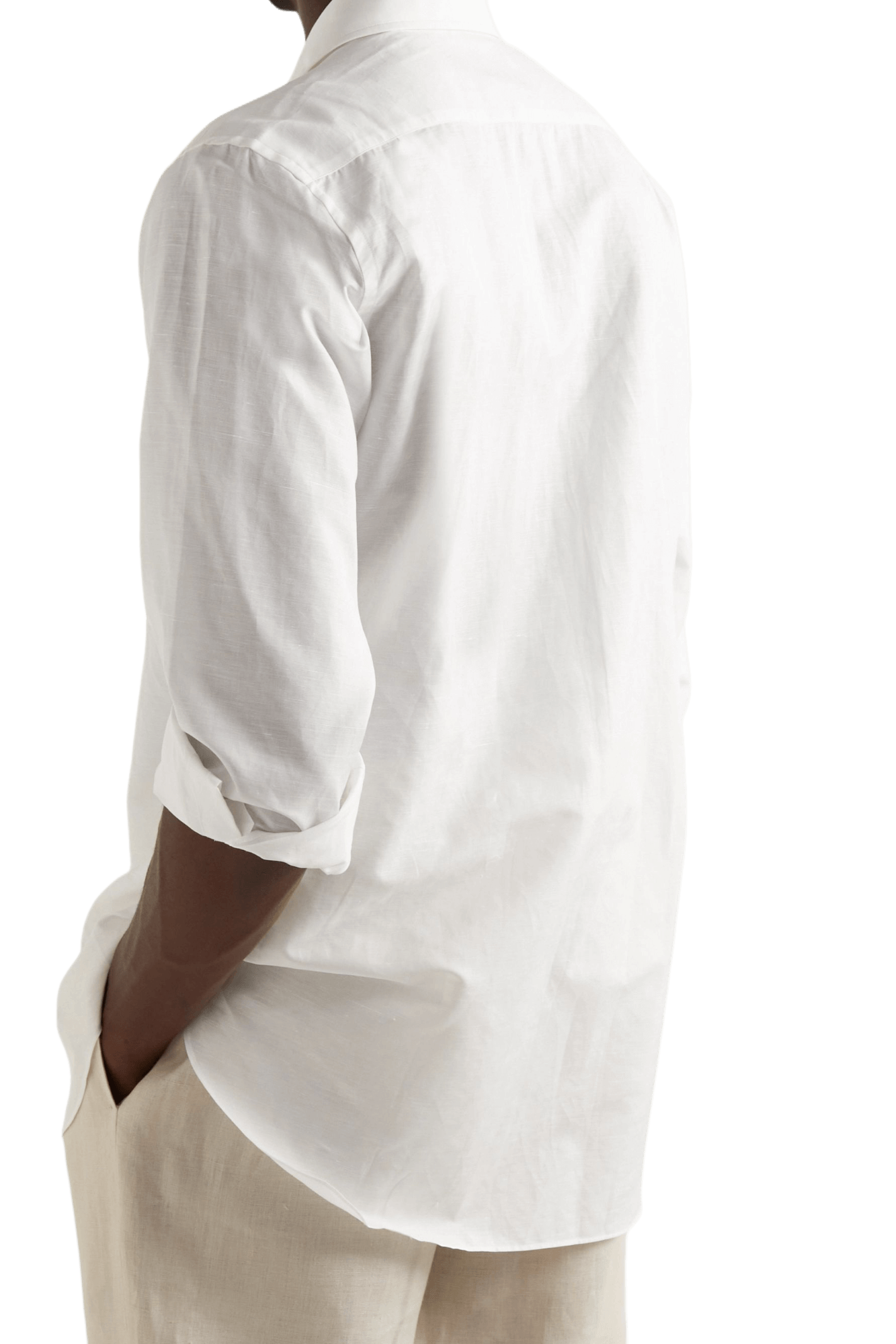 Loro Piana Men's Linen and Cotton-Blend Shirt
