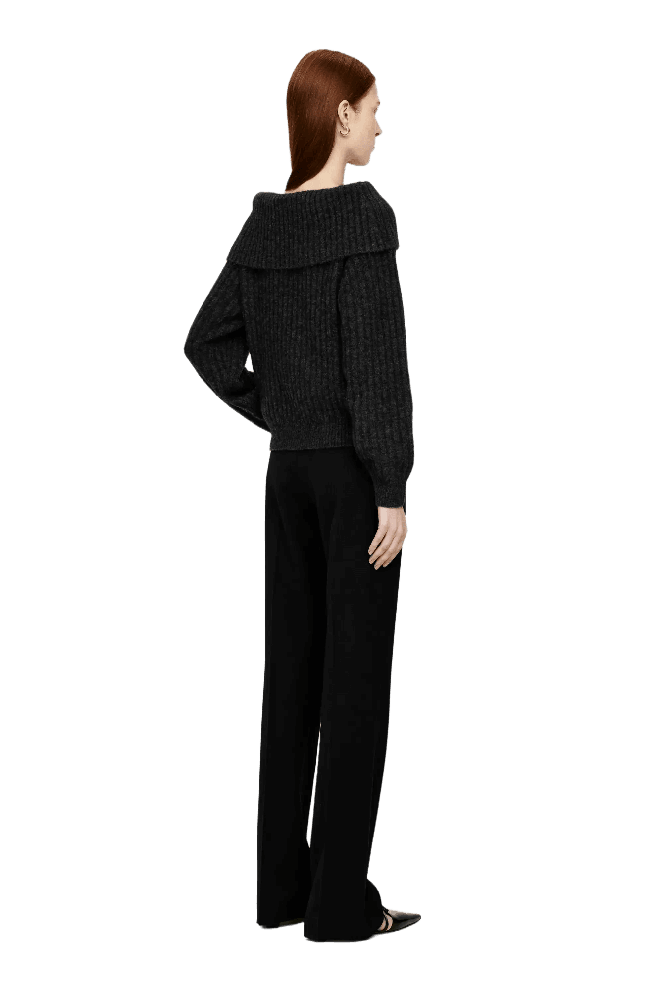 Arket Women's Off-Shoulder Rib Jumper