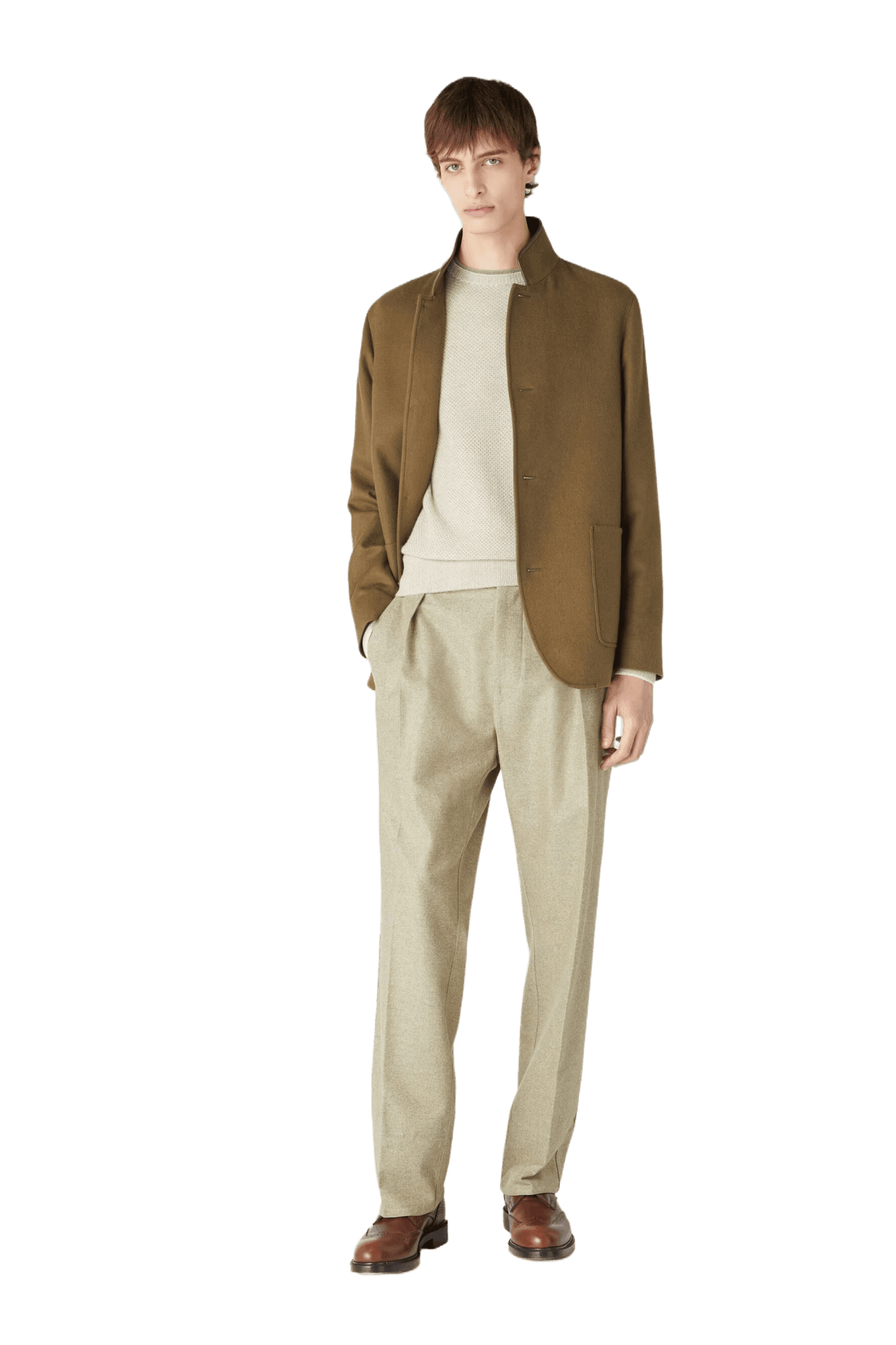 <tc>Loro Piana</tc> Sudadera con cuello redondo City Pull para hombre