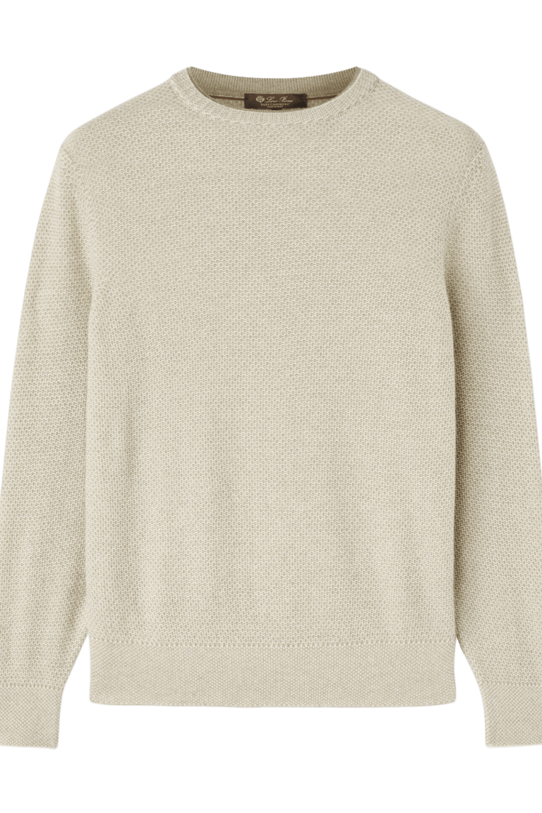 <tc>Loro Piana</tc> Sudadera con cuello redondo City Pull para hombre