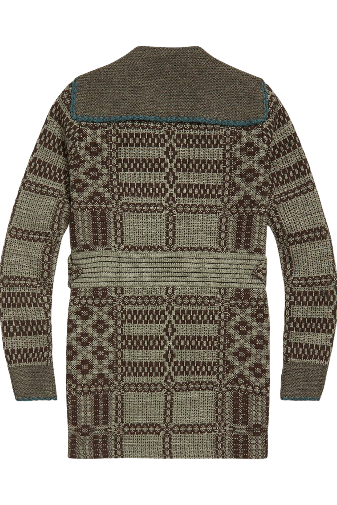 Ralph Lauren Women's Belted Jacquard Cardigan
