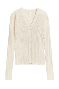 Arket Women's Rib-Knitted Cardigan