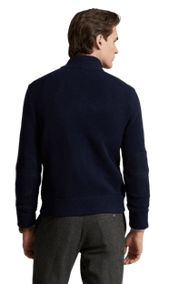 Ralph Lauren Cárdigan de lana a cuadros escoceses The Polo para hombre