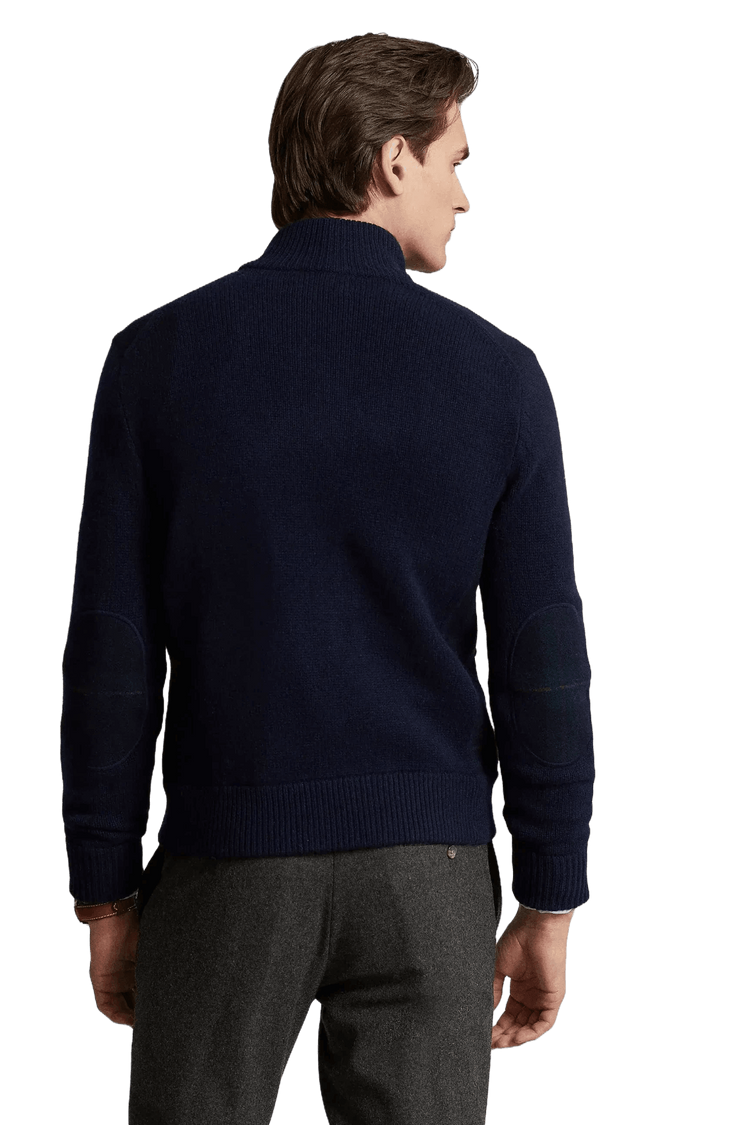Ralph Lauren Cárdigan de lana a cuadros escoceses The Polo para hombre
