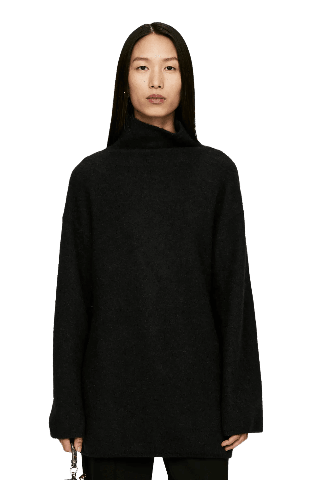 Arket Pull cheminée en mélange de laine et d'alpaga pour femme