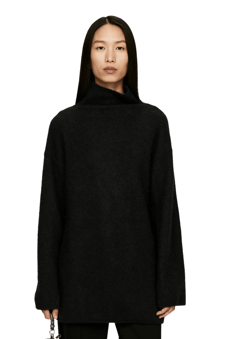 Arket Pull cheminée en mélange de laine et d'alpaga pour femme