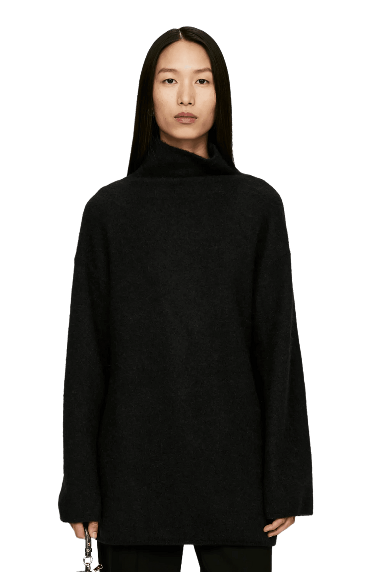 Arket Pull cheminée en mélange de laine et d'alpaga pour femme