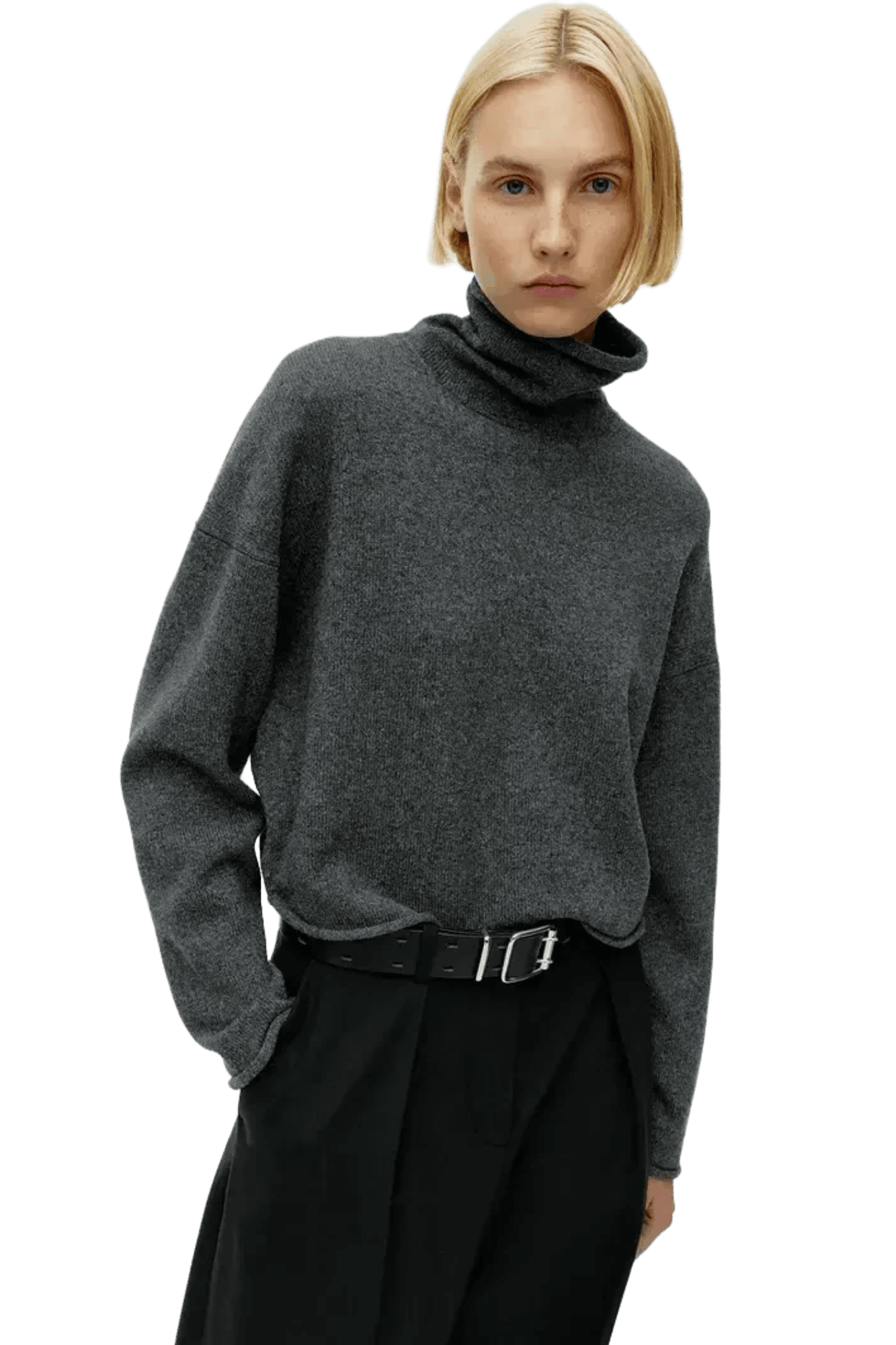 Arket Women's High-Neck Wool Jumper