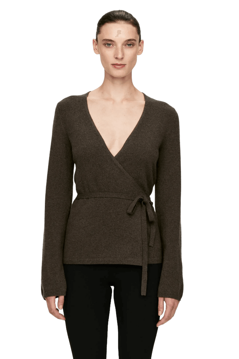 Arket Cardigan cache-cœur en cachemire et laine pour femme