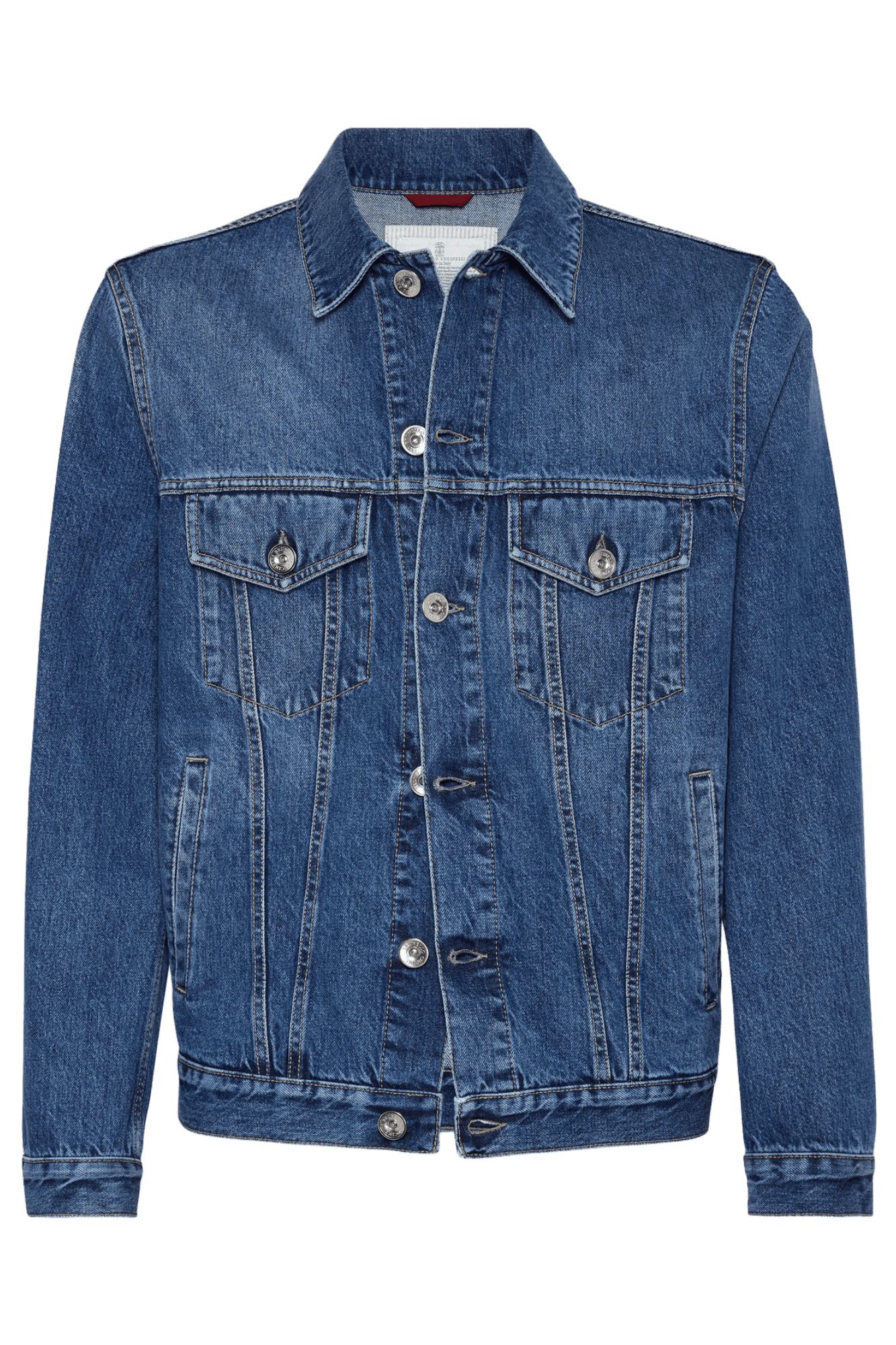 Brunello Cucinelli Men's Denim Four-pocket Jacket