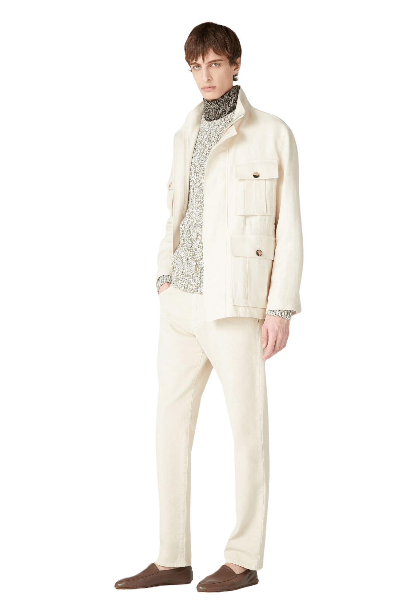 <tc>Loro Piana</tc> Pantalones de cinco bolsillos Quarona para hombre