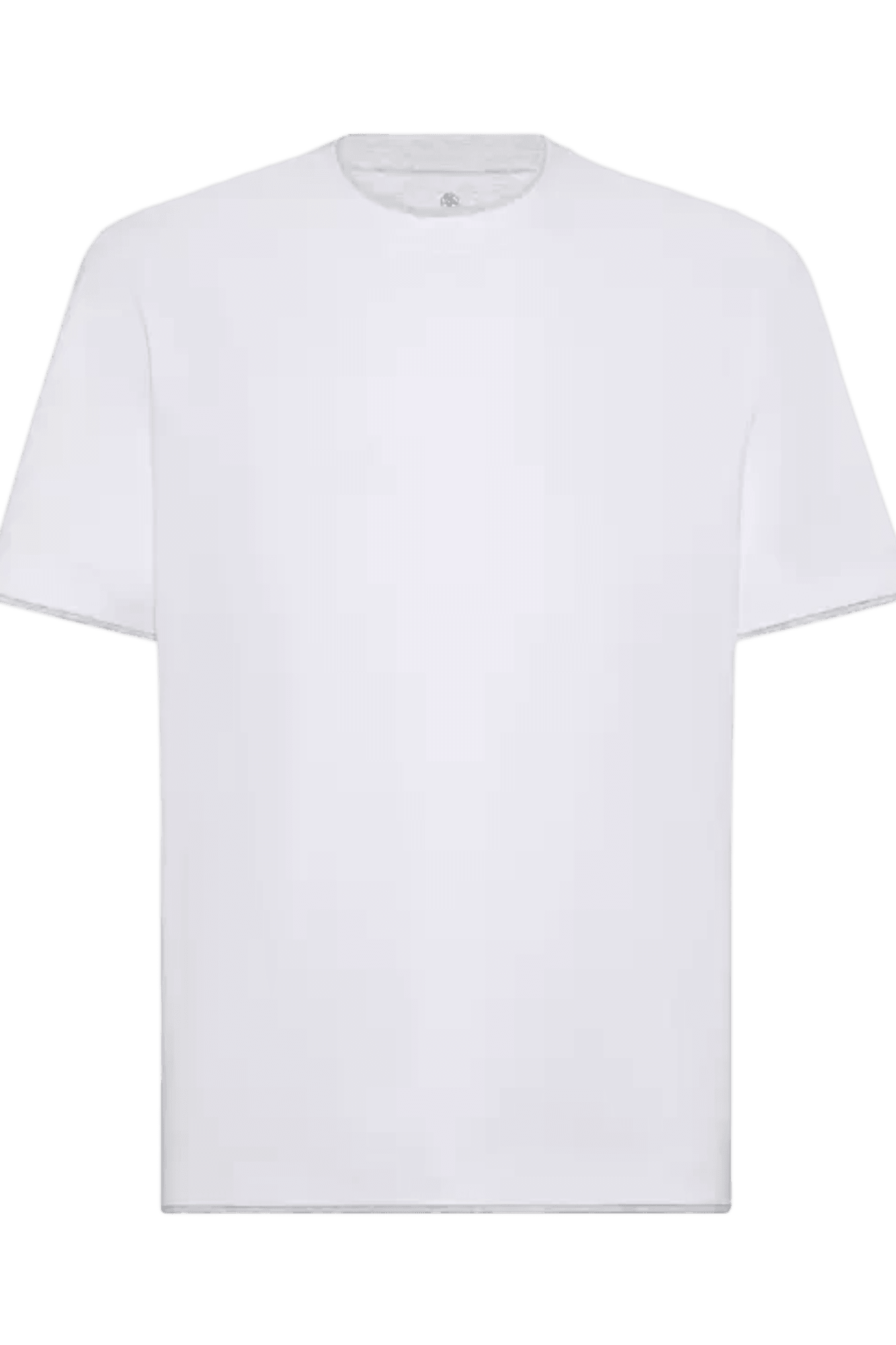 Brunello Cucinelli Men's Cotton Jersey Crew Neck T-shirt With Faux-layering