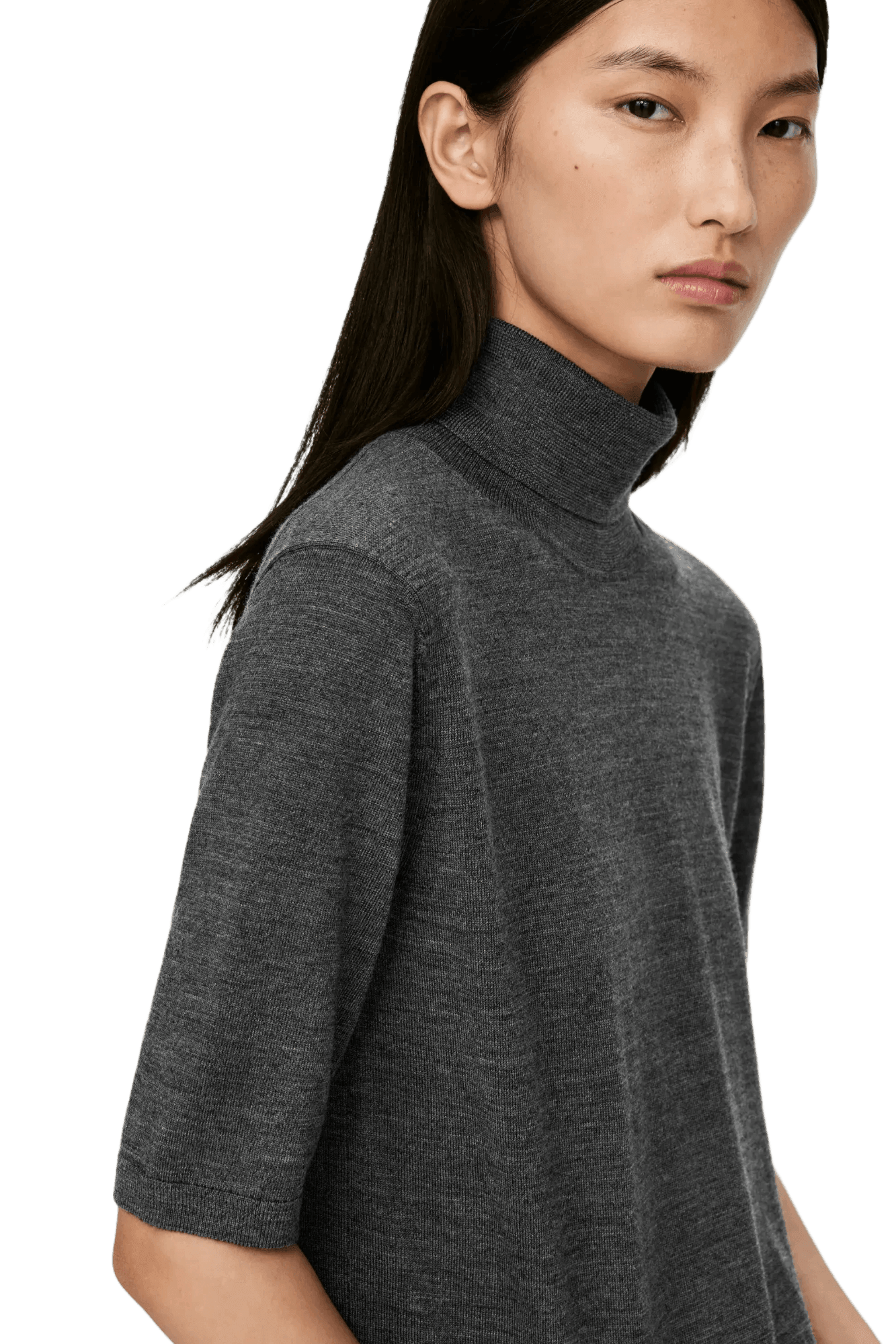 Arket Women's Short-Sleeve Roll-Neck Jumper