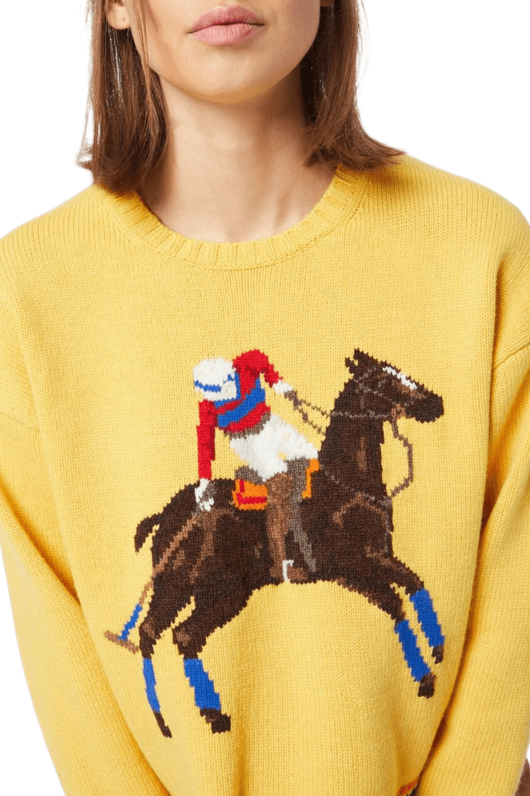 Ralph Lauren Women's Intarsia-Knit Wool Sweater
