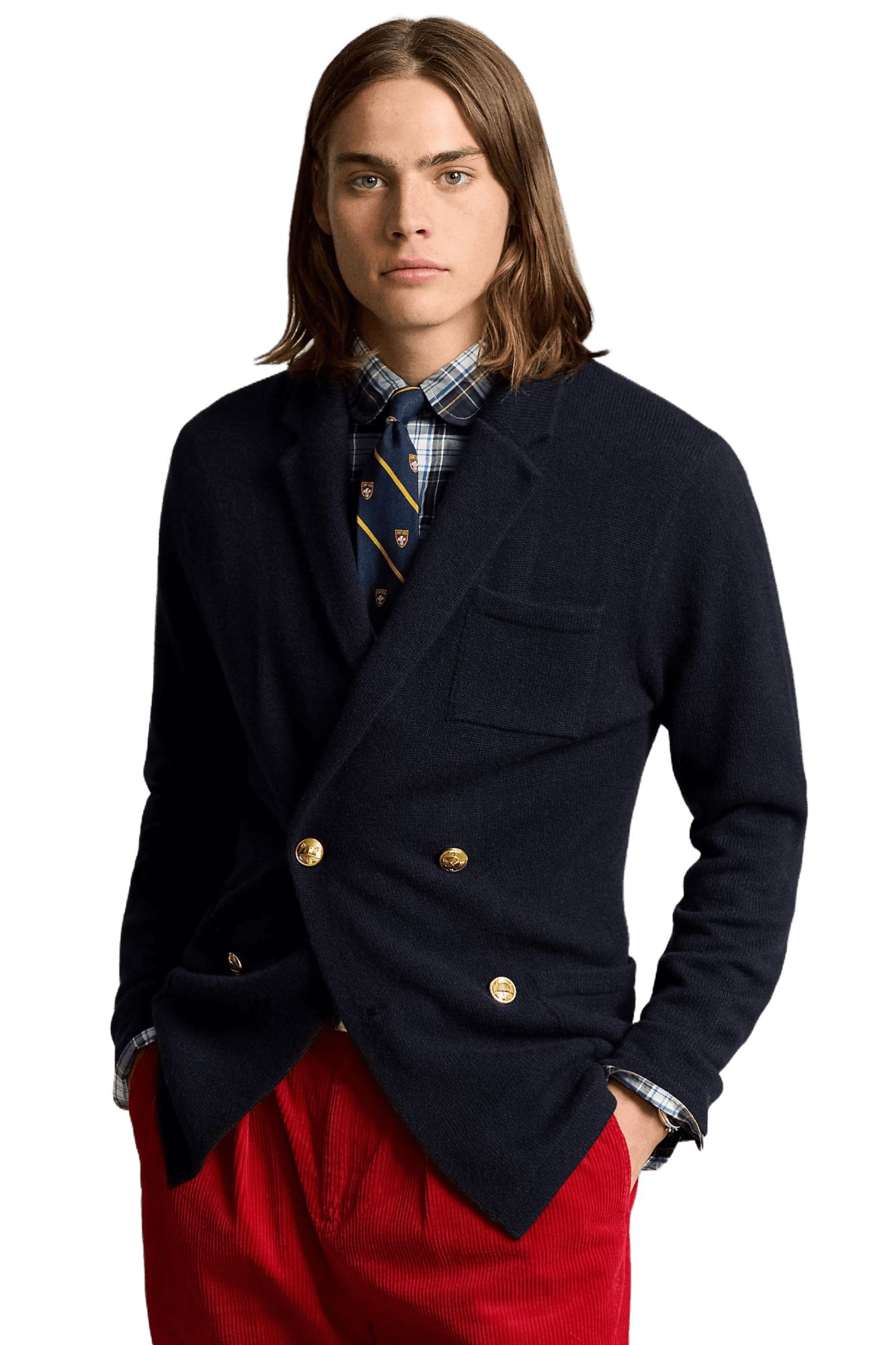 Ralph Lauren Unisex Cashmere Blazer Cardigan