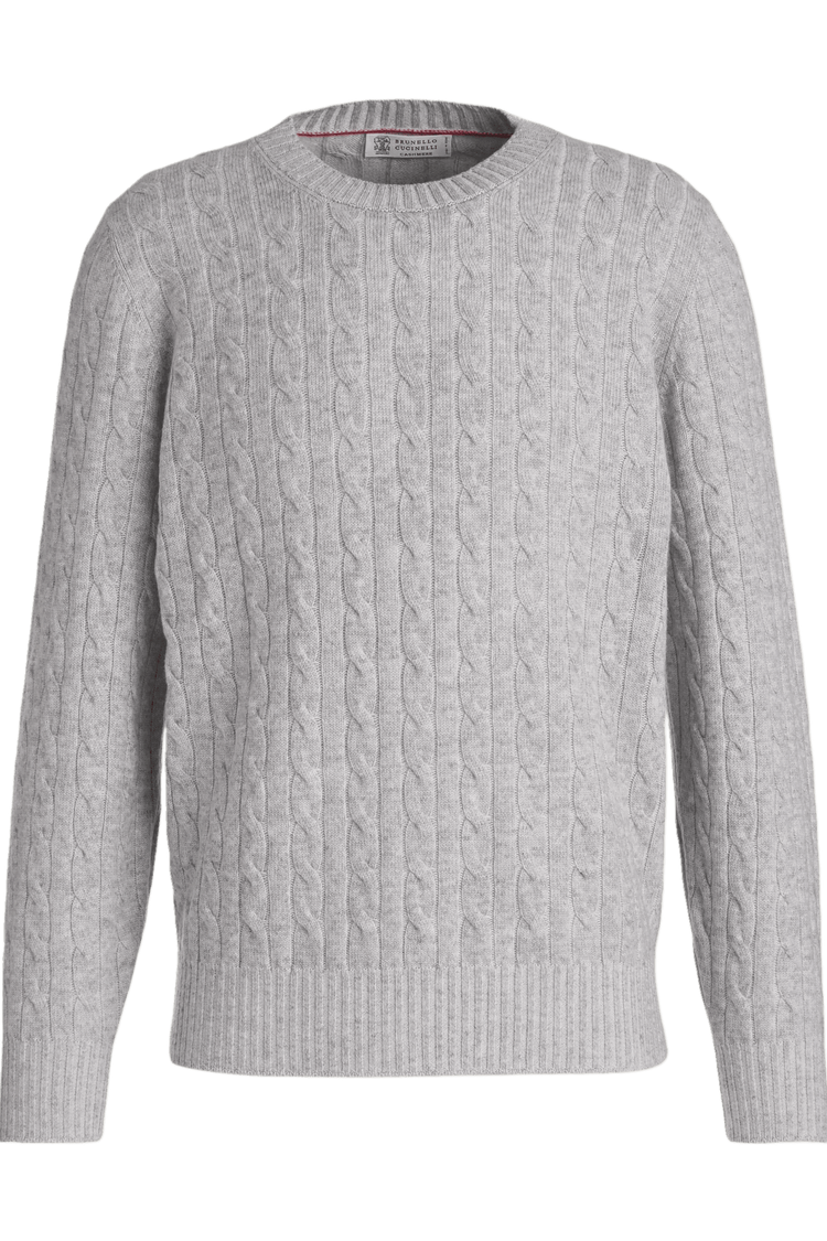 <tc>Brunello Cucinelli</tc> 男士 Vanisé 羊絨針織毛衣