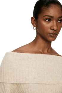 Arket Women's Off-Shoulder Rib Jumper