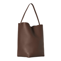 The Row Large N/S Park Tote Bag in Leather