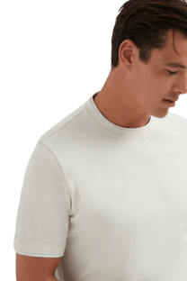 Brunello Cucinelli Men's Cotton Jersey Crew Neck T-shirt With Faux-layering