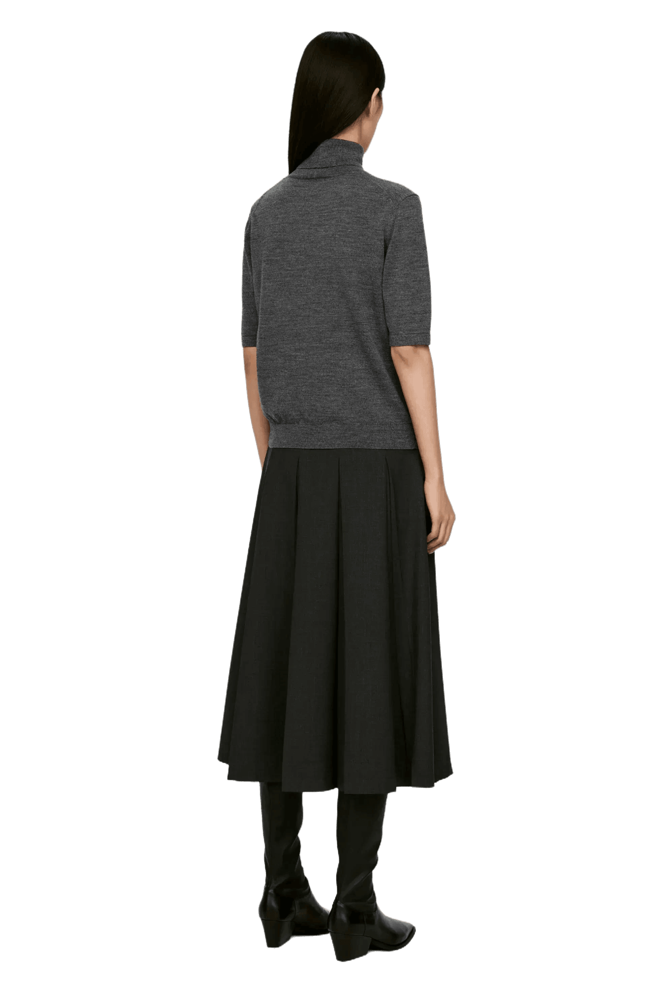 Arket Women's Short-Sleeve Roll-Neck Jumper