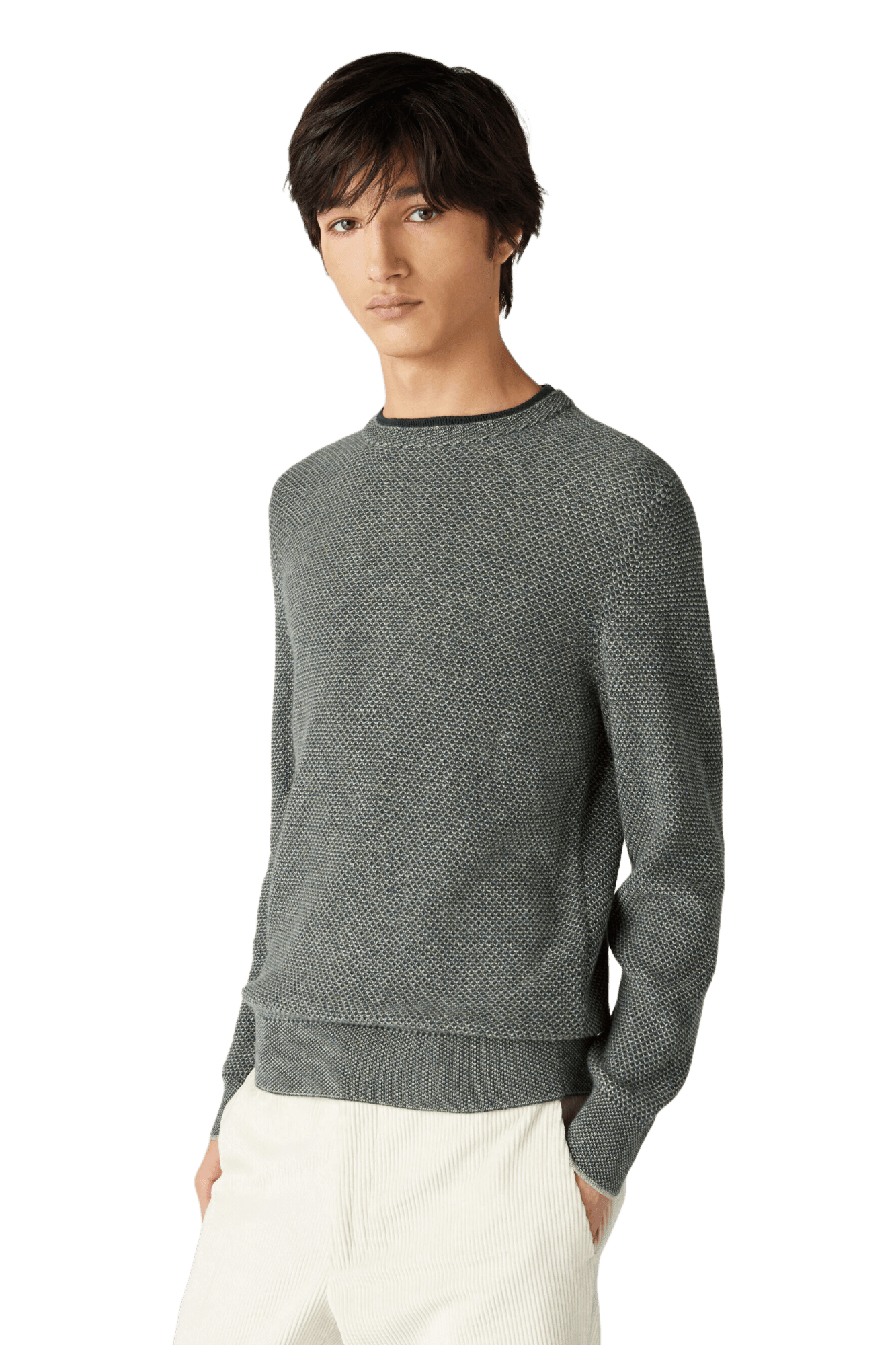 <tc>Loro Piana</tc> Sudadera con cuello redondo City Pull para hombre