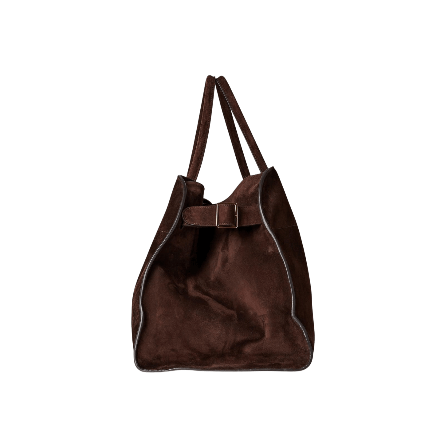 The Row Soft Margaux 15 Bag in Suede