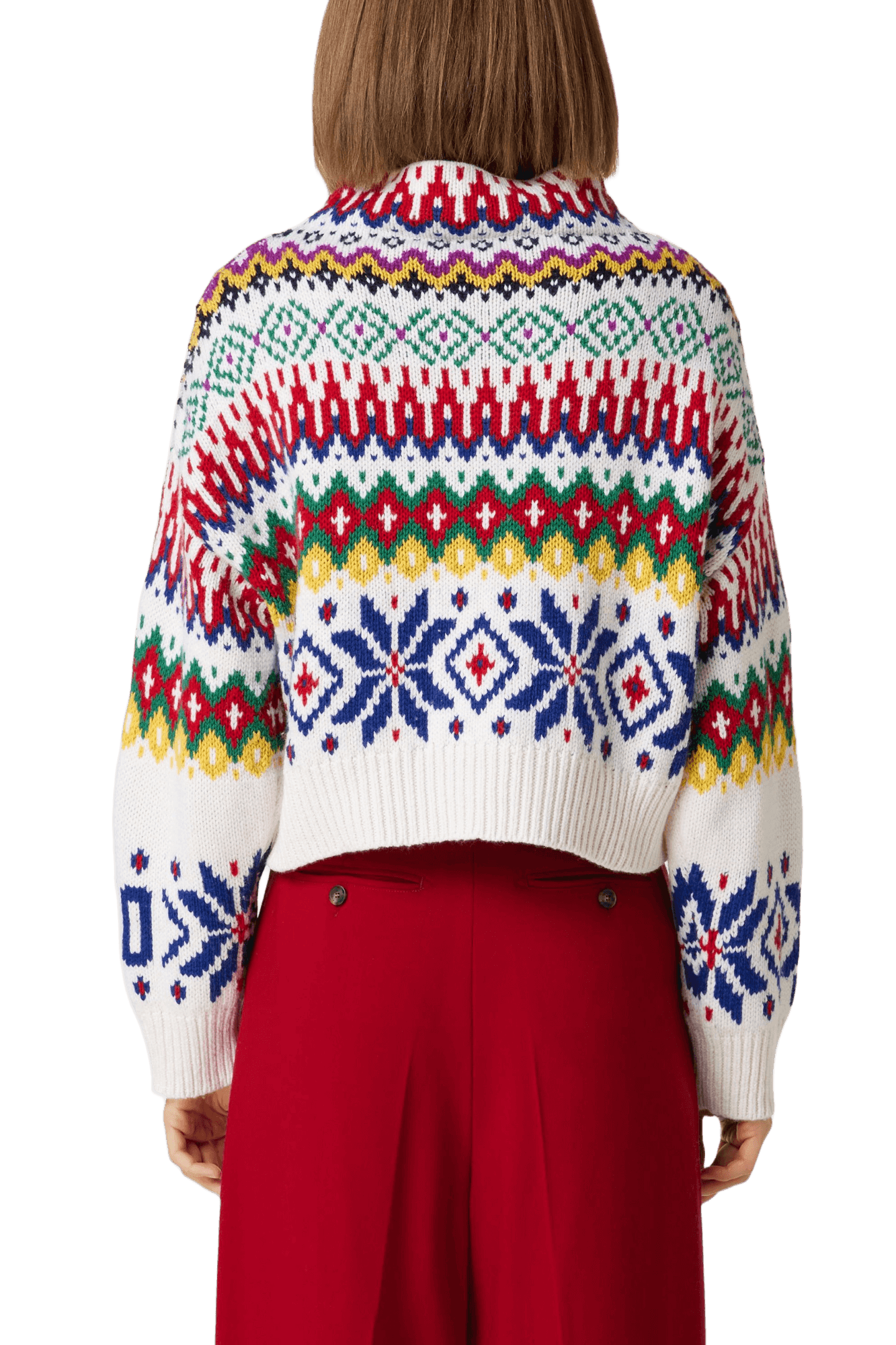 Ralph Lauren Women's Logo Mockneck Wool-Blend Sweater