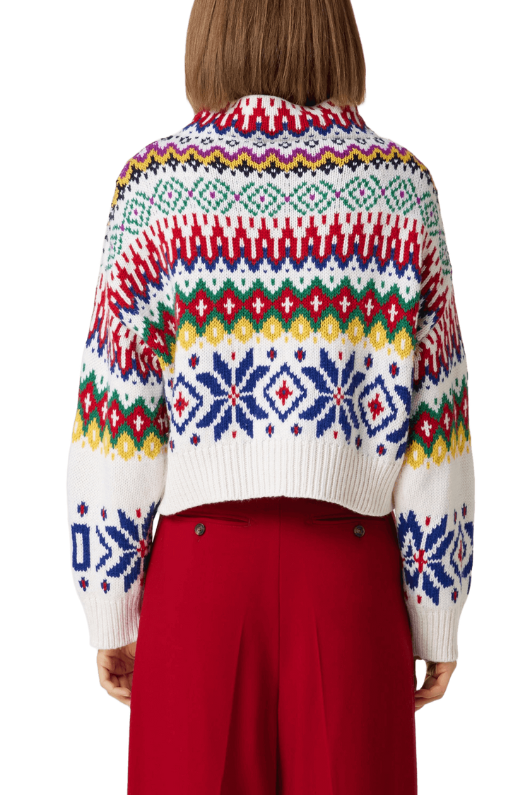 Ralph Lauren Women's Logo Mockneck Wool-Blend Sweater