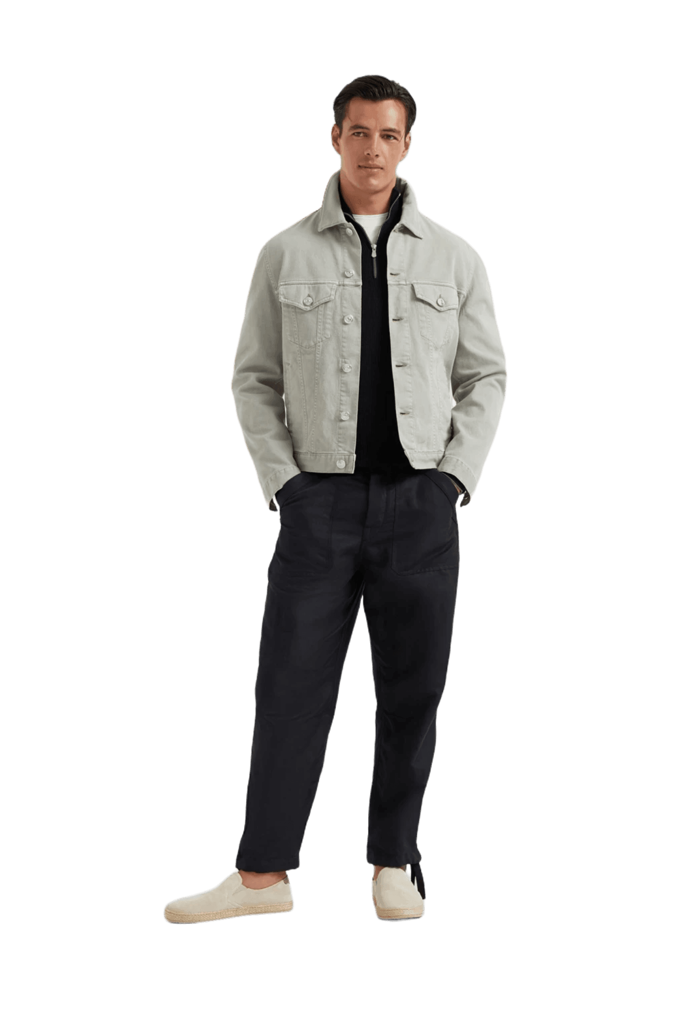 Brunello Cucinelli Men's Cotton Jersey Crew Neck T-shirt With Faux-layering