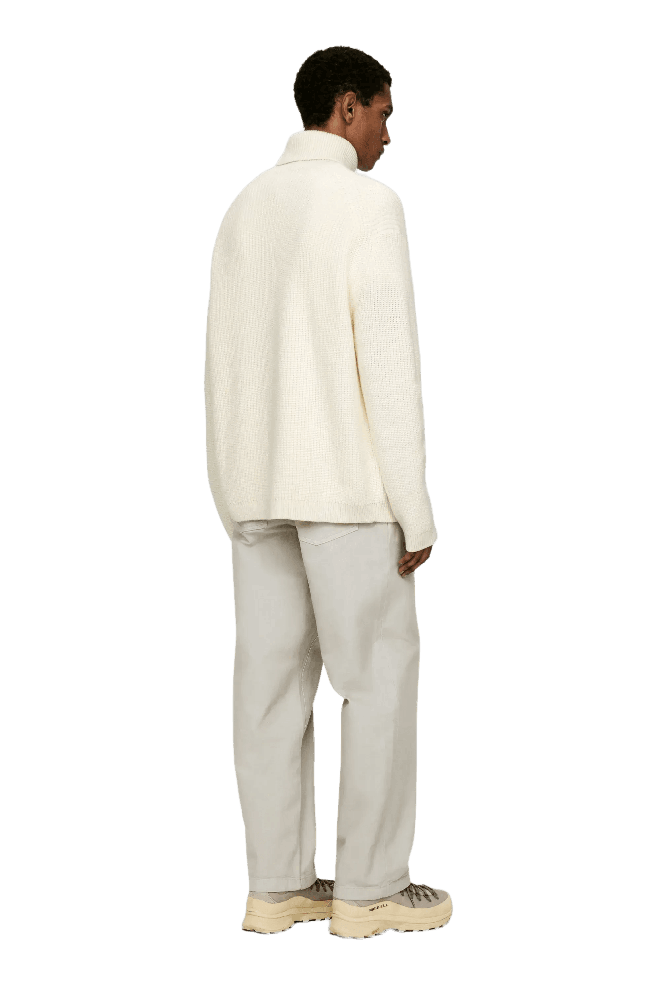 Arket Pull col roulé en laine épaisse pour homme