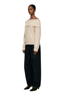 Arket Women's Off-Shoulder Rib Jumper