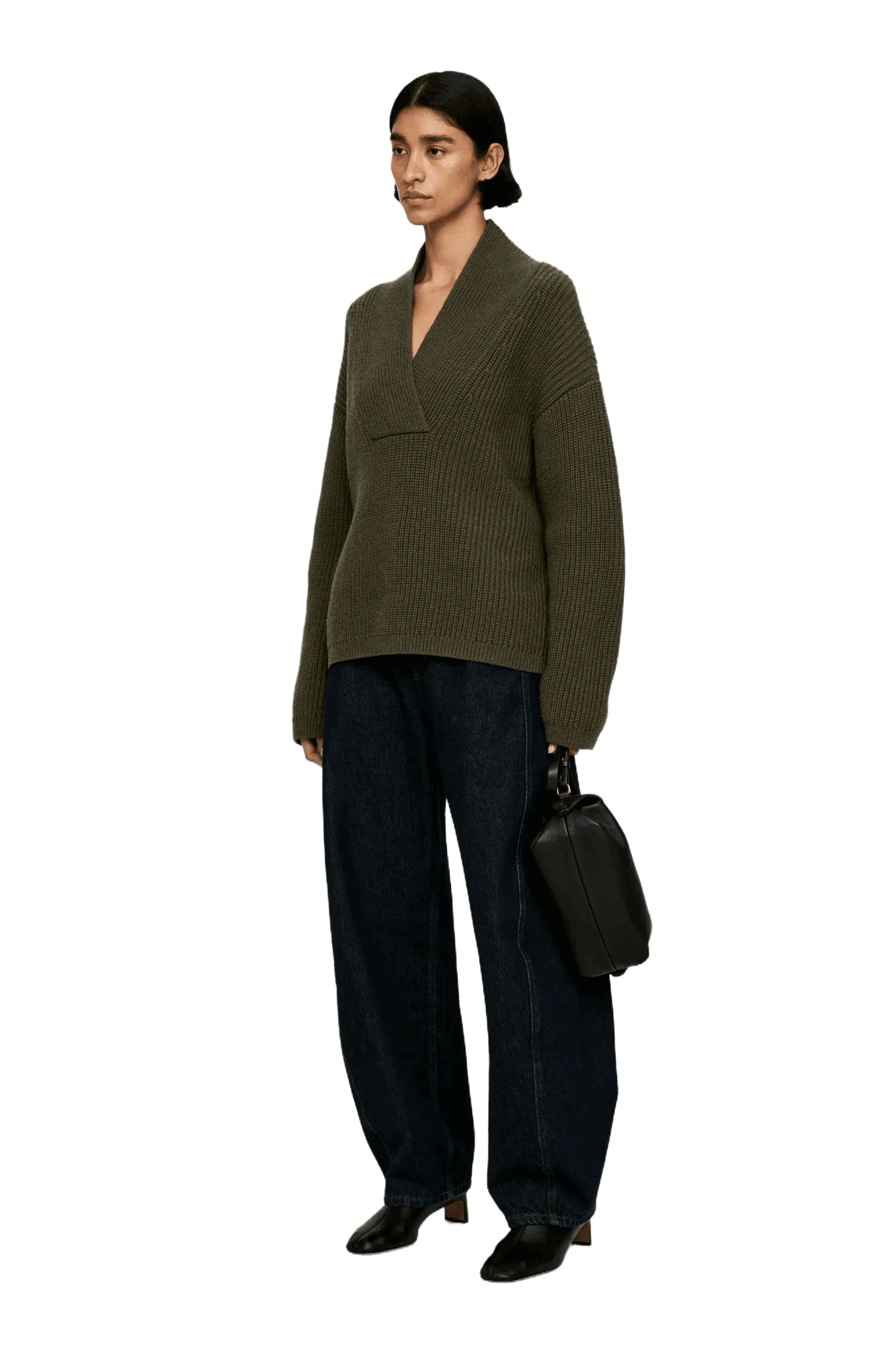 Arket Women's Shawl Collar Jumper