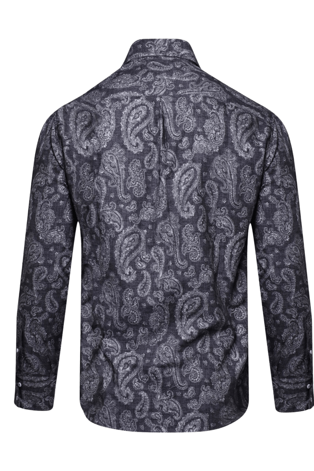 Brunello Cucinelli Men's Paisley Basic Fit Shirt with button-down collar