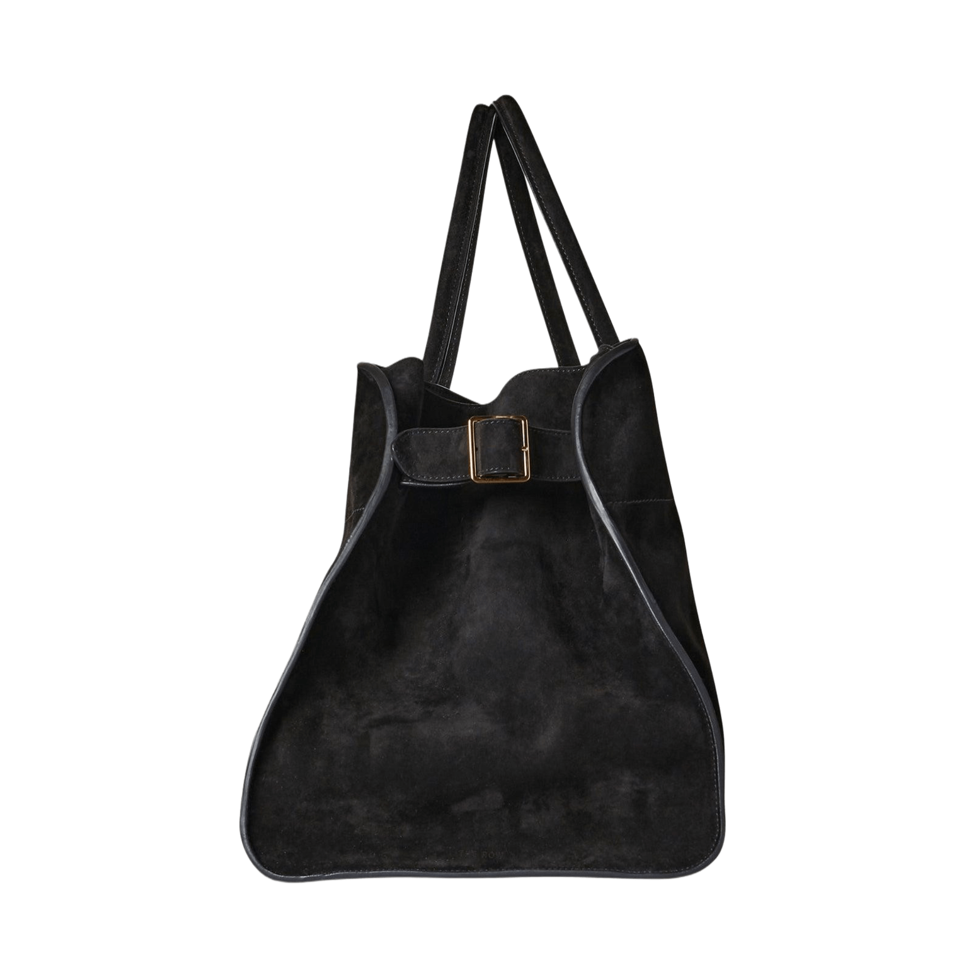 The Row Soft Margaux 17 Bag in Suede