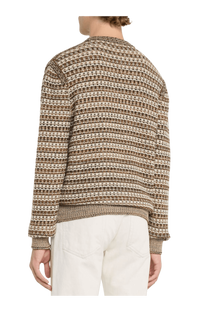<tc>Loro Piana</tc> Suéter de cuello redondo de punto de cachemira Mancora para hombre