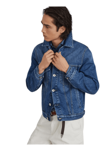 Brunello Cucinelli Men's Denim Four-pocket Jacket