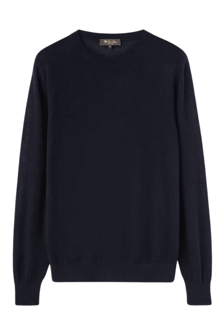 <tc>Loro Piana</tc> Jersey de cuello redondo Camino para hombre