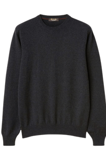 <tc>Loro Piana</tc> Cuello redondo clásico para hombre
